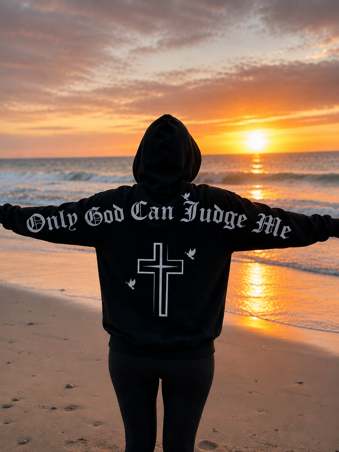 Only God Can Judge Me Hoodie