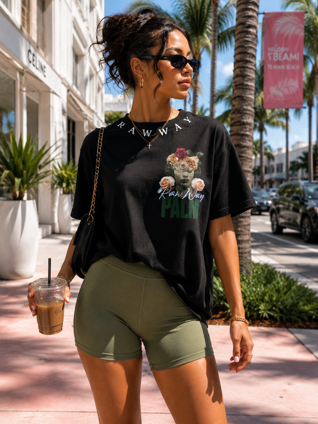 Palm Beach Rose Queen Tee