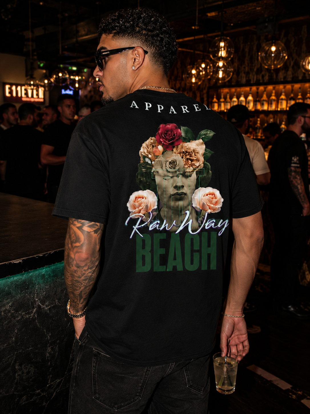 Palm Beach Rose Queen Tee