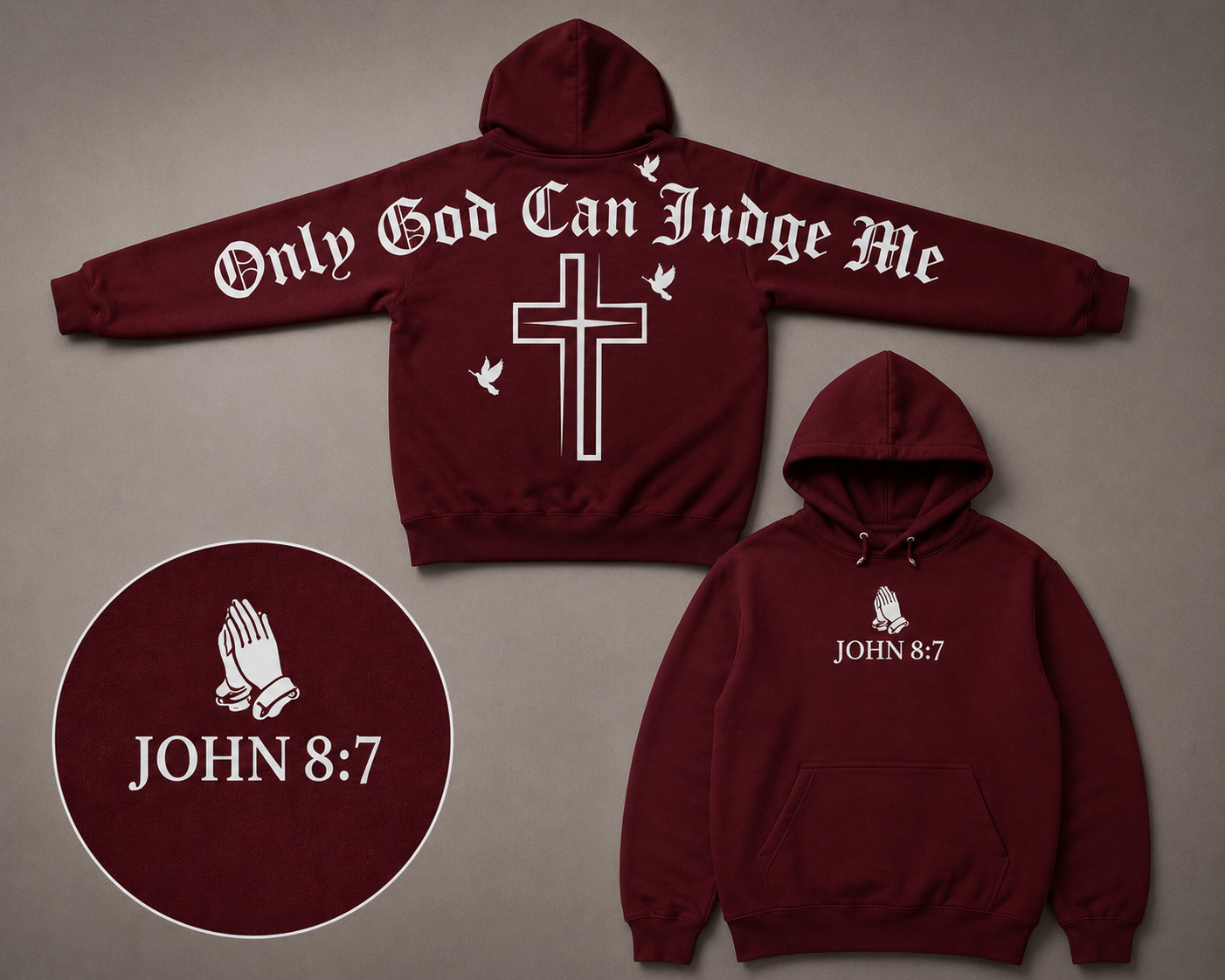Only God Can Judge Me Hoodie