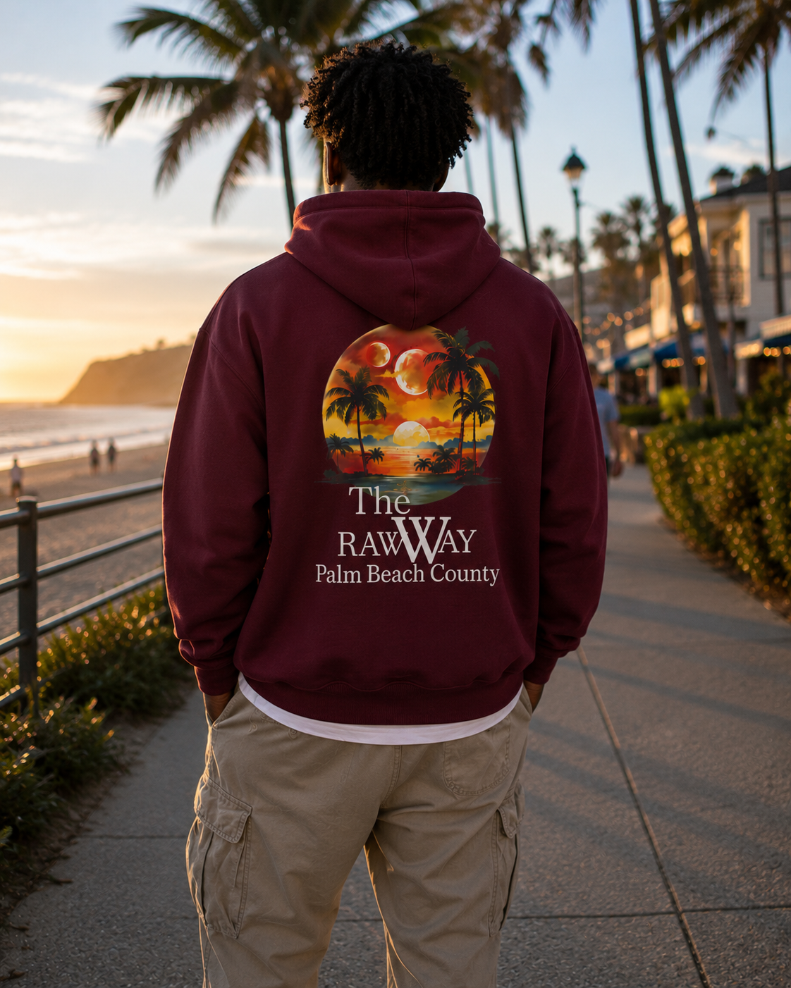 Sunny Palm Beach County Hoodie