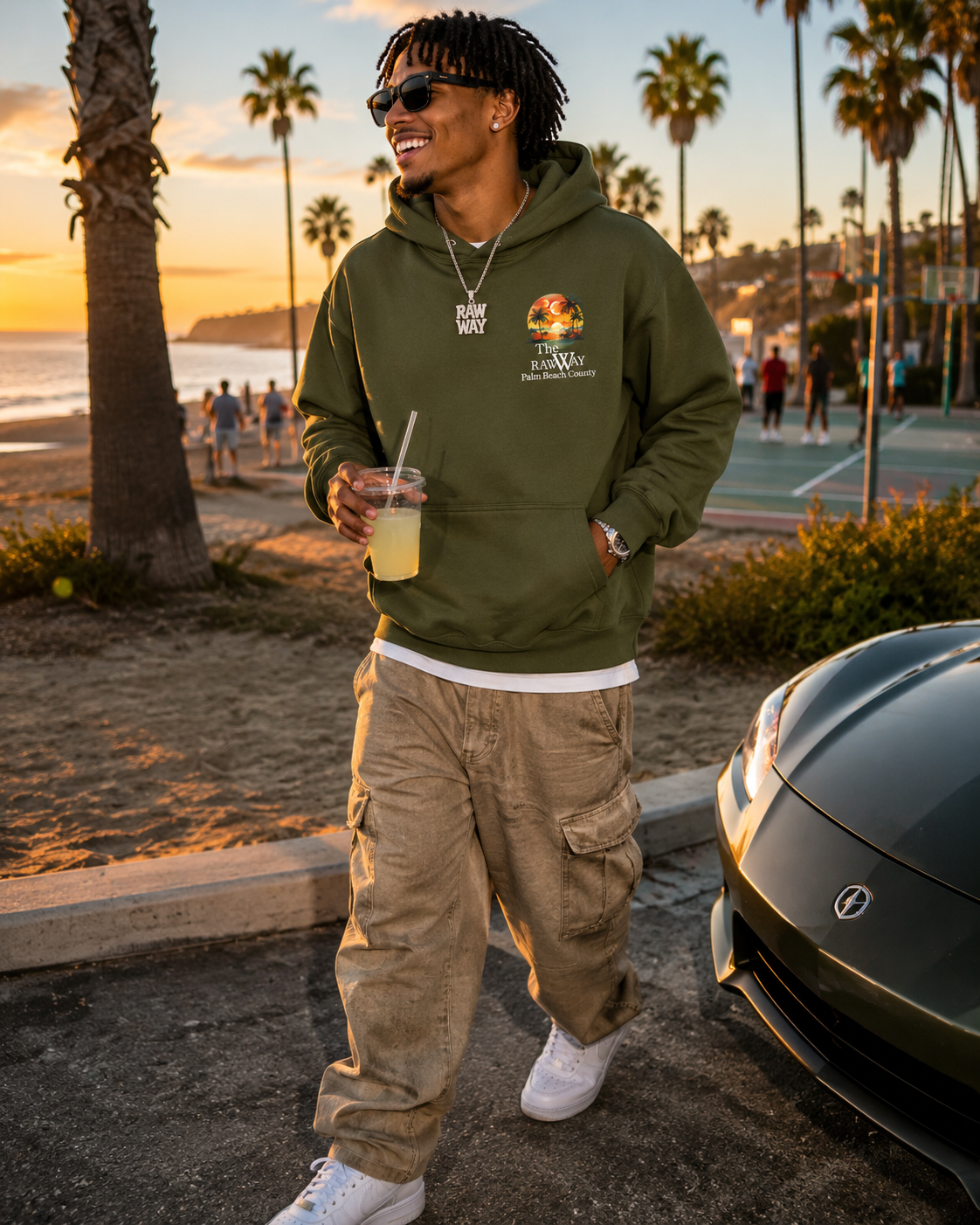 Sunny Palm Beach County Hoodie