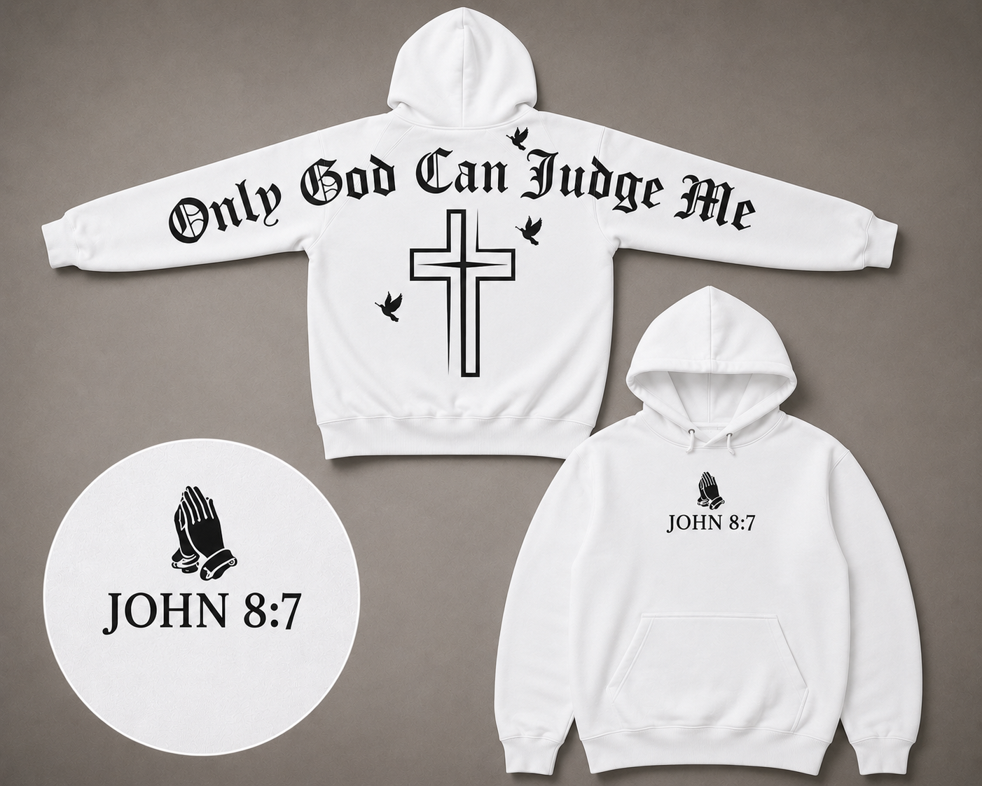 Only God Can Judge Me Hoodie