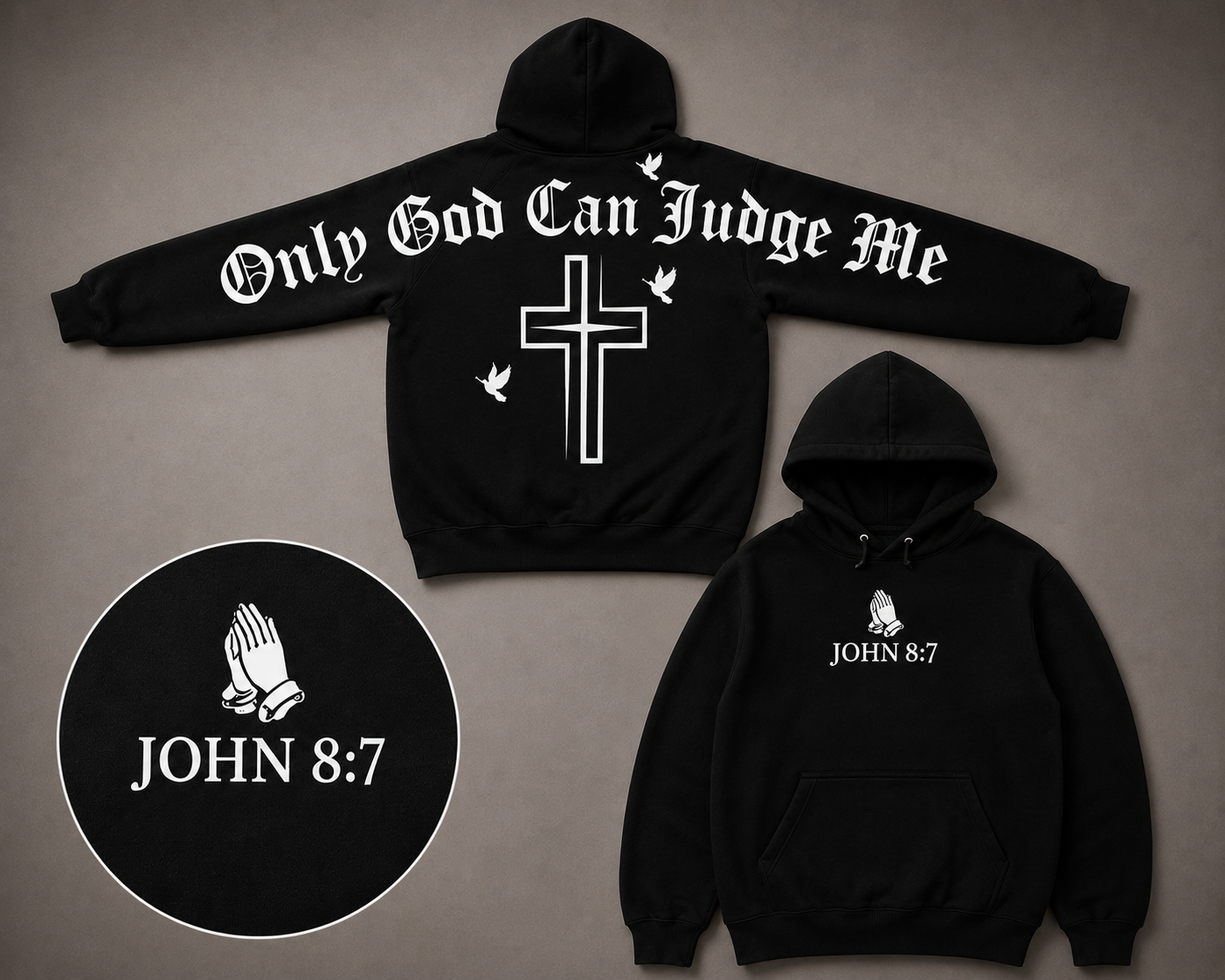 Only God Can Judge Me Hoodie