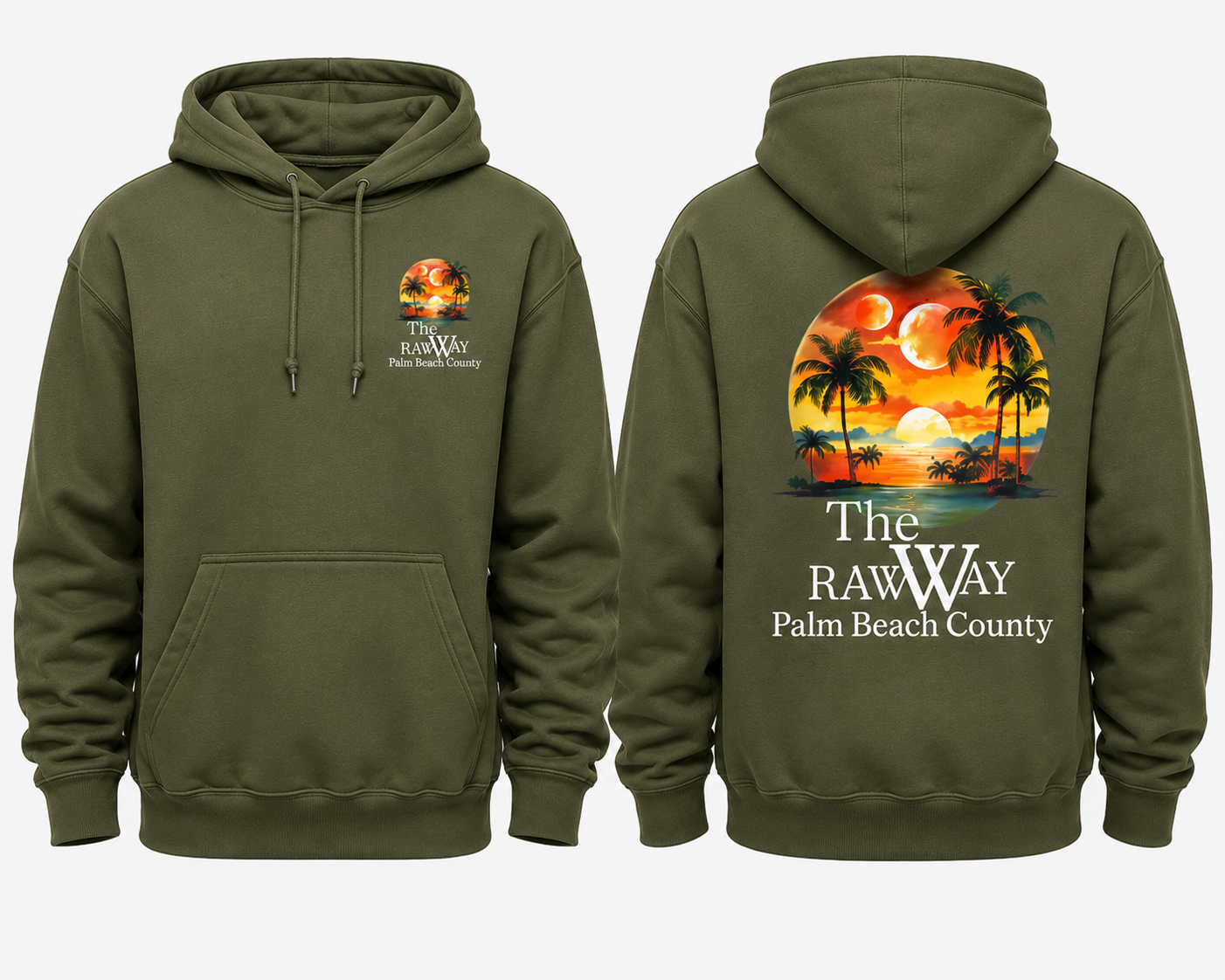 Sunny Palm Beach County Hoodie